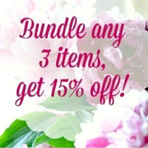 Save 15% off 3+ items. Plus a shipping dis…
